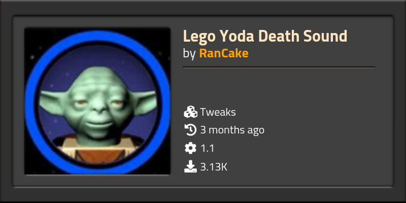 Lego Yoda Death Sound - Mods