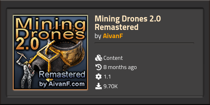 Mining Drones Overloaded - Factorio Mods
