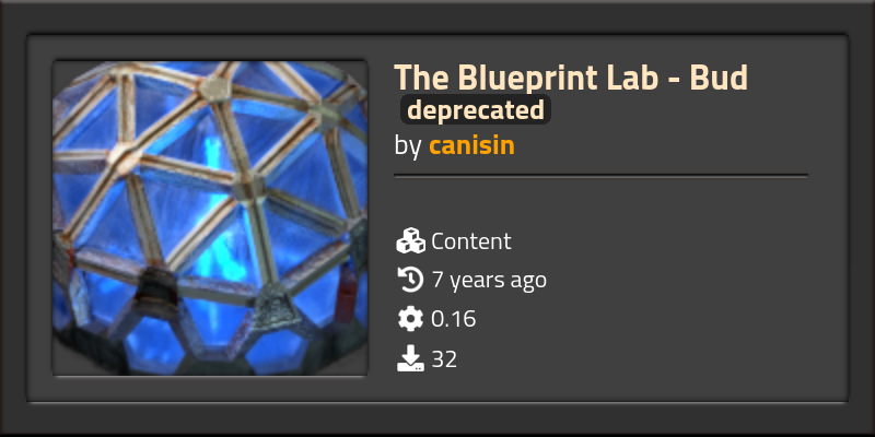 The Blueprint Lab - Bud - Factorio Mods