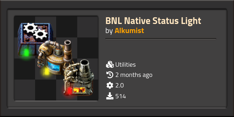 BNL Native Status Light - Click to view on Factorio mod portal