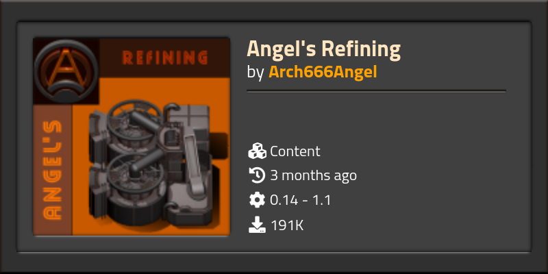 Angel's Refining - Factorio Mods