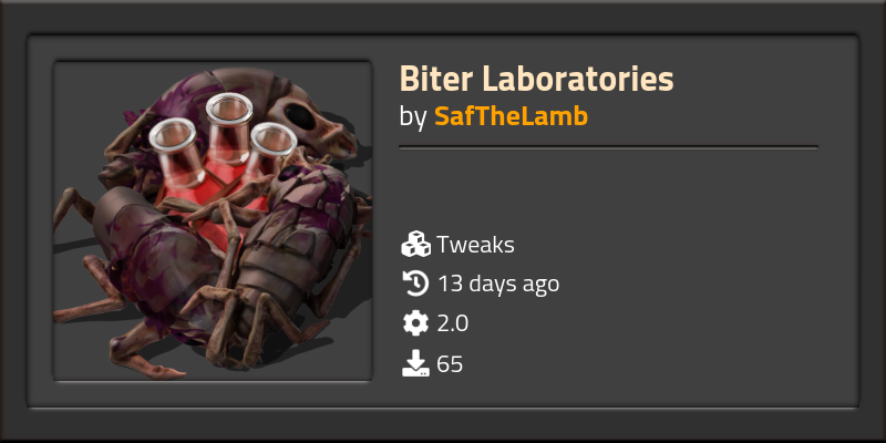 Biter Laboratories - Click to view on Factorio mod portal
