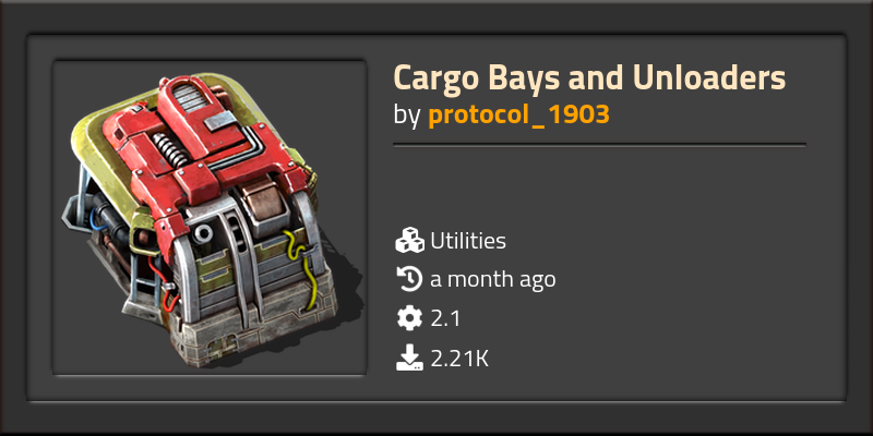 Cargo Bays and Unloaders - Click to view on Factorio mod portal