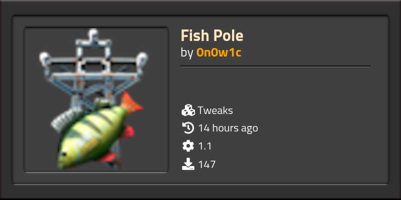 Fish Pole - Factorio Mods