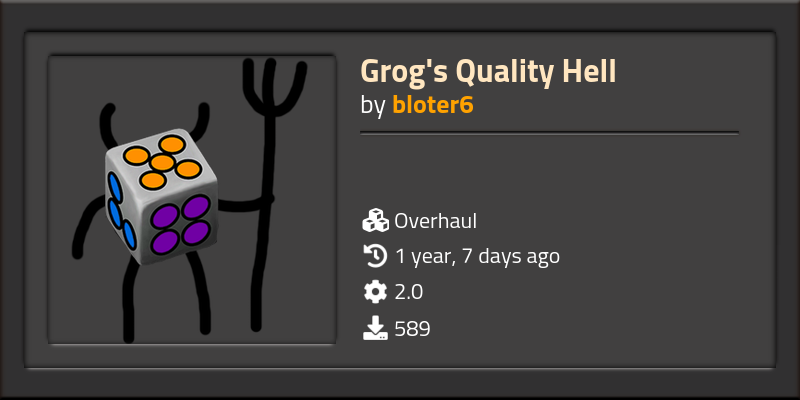 Grog's Quality Hell - Click to view on Factorio mod portal