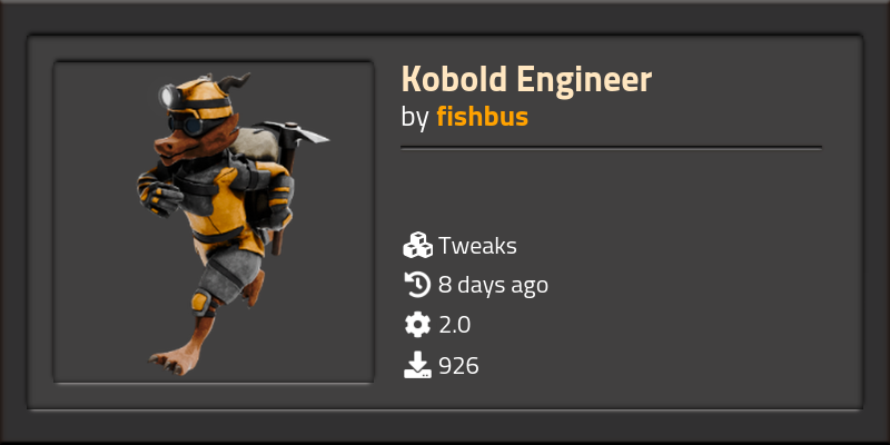 Kobold Engineer - Click to view on Factorio mod portal