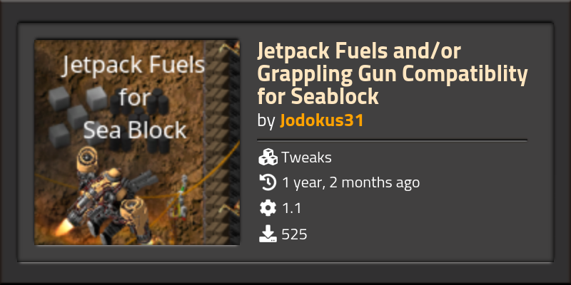 Jetpack - Factorio Mods