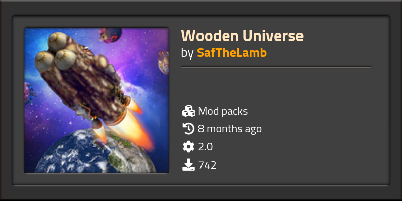 Wooden Universe - Click to view on Factorio mod portal